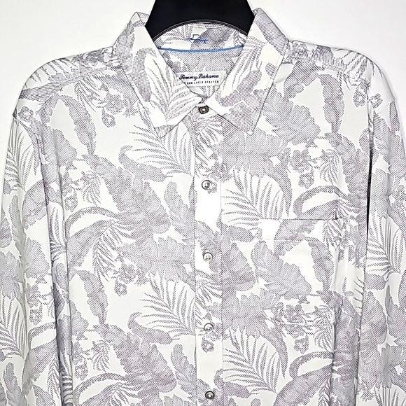 TOMMY BAHAMA ▪︎ SAN LUCIO SUMMER FRONDS ISLAND ZONE SHIRT ▪︎ SIZE L - Picture 1 of 12